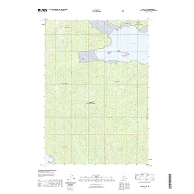 2021 Map of Sitka B-1 NE, 2021 Print