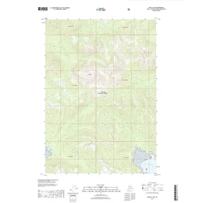 2017 Map of Sitka B-1 NW, 2017 Print