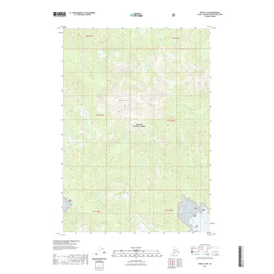 2021 Map of Sitka B-1 NW, 2021 Print