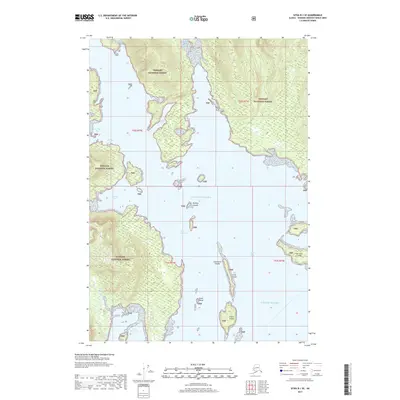 2017 Map of Sitka B-1 SE, 2017 Print