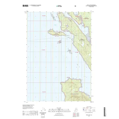 2021 Map of Sitka B-2 NW, 2021 Print