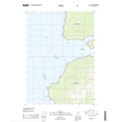 2017 Map of Sitka B-2 SW, 2017 Print