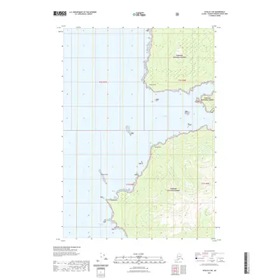 2021 Map of Sitka B-2 SW, 2021 Print