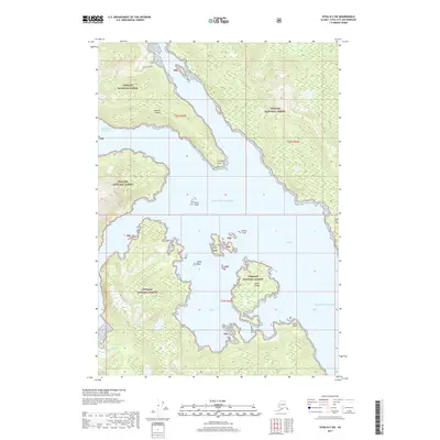 2017 Map of Sitka B-3 SW, 2017 Print