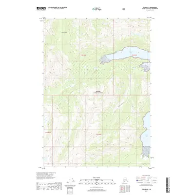 2017 Map of Sitka B-4 SE, 2017 Print