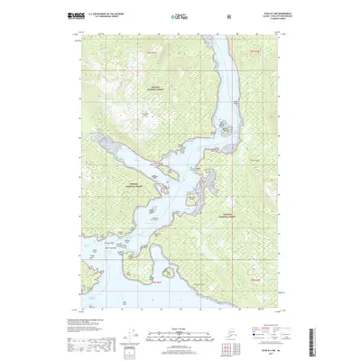 2017 Map of Sitka B-5 NW, 2017 Print