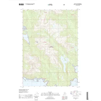 2017 Map of Sitka B-6 NE, 2017 Print