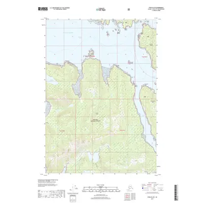 2017 Map of Sitka B-6 SE, 2017 Print