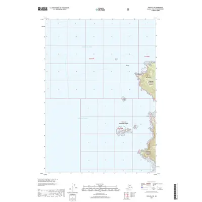 2017 Map of Sitka B-6 SW, 2017 Print