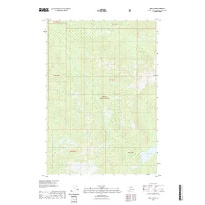 2021 Map of Sitka C-2 NW, 2021 Print