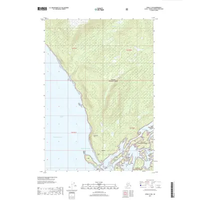 2017 Map of Sitka C-2 SW, 2017 Print