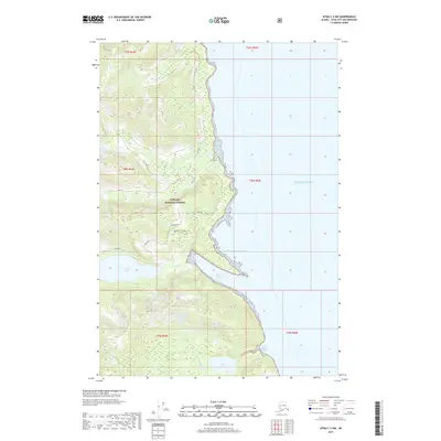 2017 Map of Sitka C-3 NW, 2017 Print
