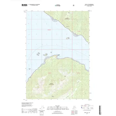 2017 Map of Sitka C-5 SE, 2017 Print