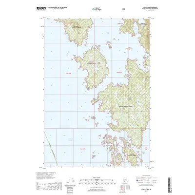 2017 Map of Sitka C-7 NW, 2017 Print