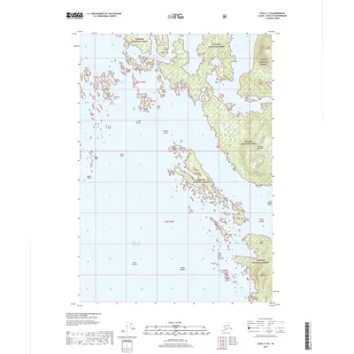 2017 Map of Sitka C-7 SE, 2017 Print