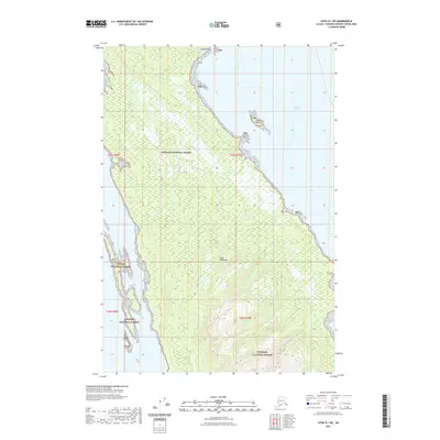 2021 Map of Sitka D-1 NE, 2021 Print