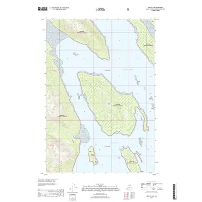 2017 Map of Sitka D-1 NW, 2017 Print