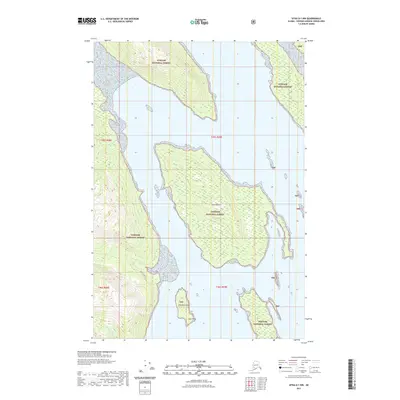 2021 Map of Sitka D-1 NW, 2021 Print