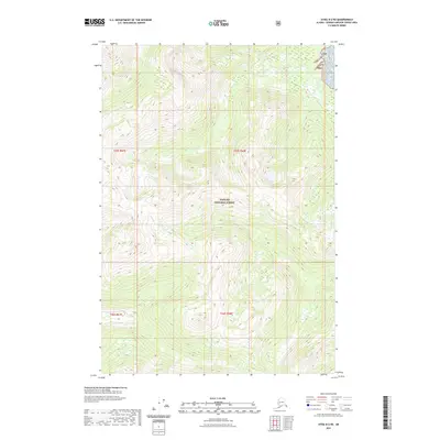 2021 Map of Sitka D-2 NE, 2021 Print