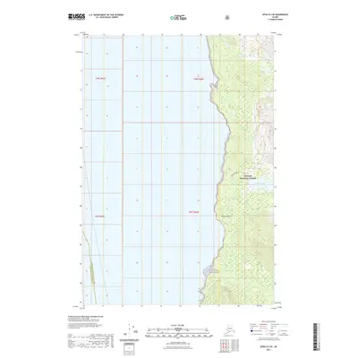 2021 Map of Sitka D-3 SE, 2021 Print
