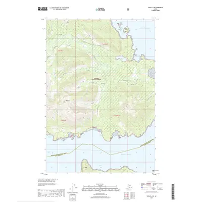 2017 Map of Sitka D-4 SE, 2017 Print