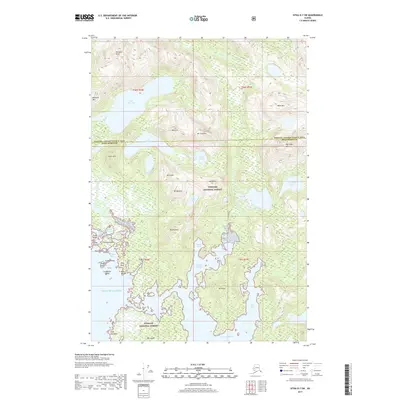 2017 Map of Sitka D-7 SW, 2017 Print