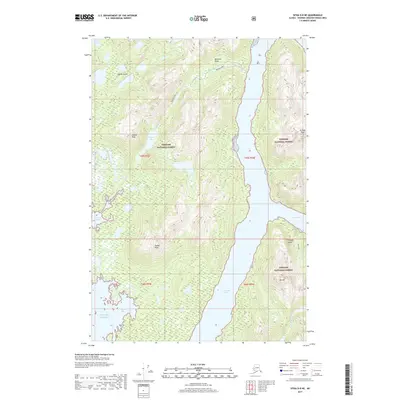 2017 Map of Sitka D-8 NE, 2017 Print