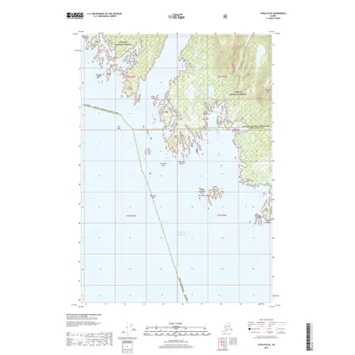 2017 Map of Sitka D-8 SE, 2017 Print