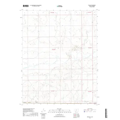 2018 Map of Sitka SW, 2018 Print