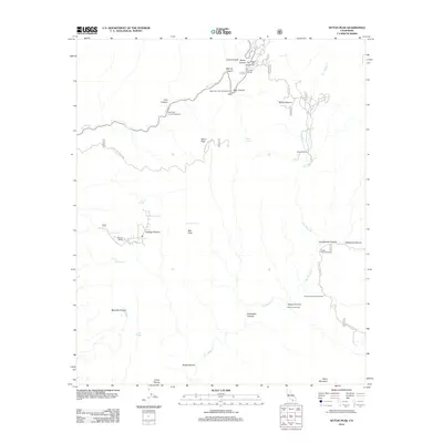 2012 Map of Sitton Peak, 2012 Print