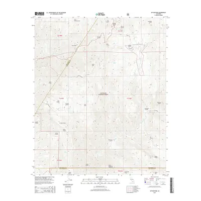 2015 Map of Sitton Peak, 2015 Print