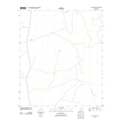 2011 Map of Six Bar Ranch, 2011 Print