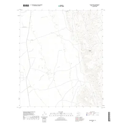2019 Map of Six Bar Ranch, 2019 Print