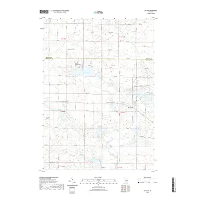 2019 Map of Six Lakes, 2019 Print