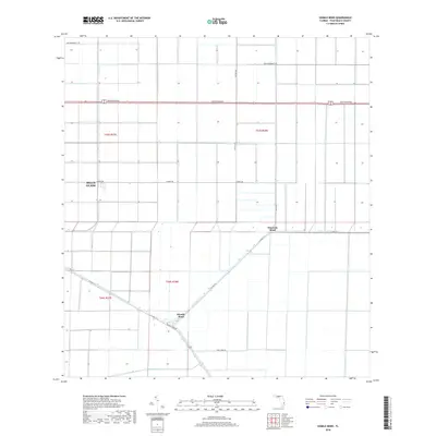 2018 Map of Sixmile Bend, 2018 Print