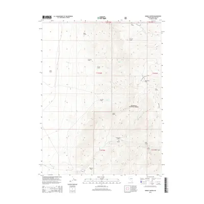 2014 Map of Sixmile Canyon, 2014 Print