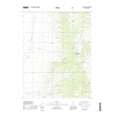 2018 Map of Sixmile Canyon, 2018 Print