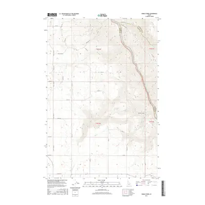 2017 Map of Sixmile Creek, 2017 Print