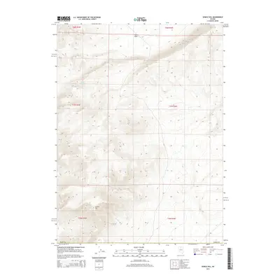 2014 Map of Sixmile Hill, 2014 Print
