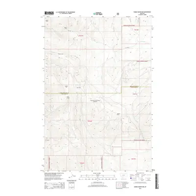 2014 Map of Sixmile Mountain, 2014 Print