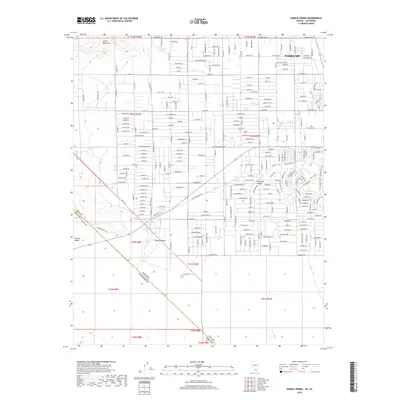 2018 Map of Sixmile Spring, 2018 Print