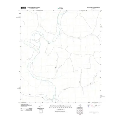 2010 Map of Sixshooter Canyon, 2010 Print