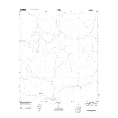 2012 Map of Sixshooter Canyon, 2012 Print