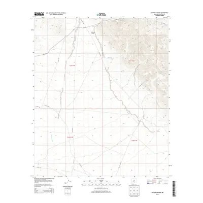 2013 Map of Sixteen Canyon, 2013 Print
