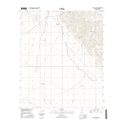 2017 Map of Sixteen Canyon, 2017 Print