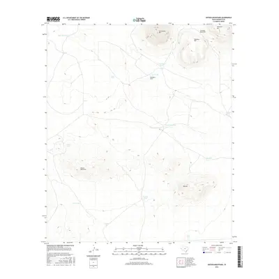 2016 Map of Sixteen Mountains, 2016 Print