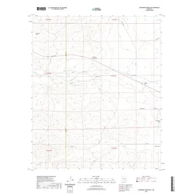 2020 Map of Sixteenmile Draw East, 2020 Print