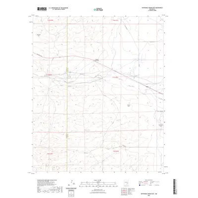 2023 Map of Sixteenmile Draw East, 2023 Print