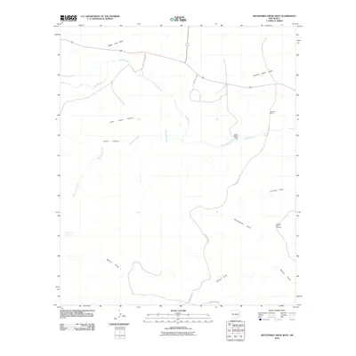 2010 Map of Sixteenmile Draw West, 2010 Print