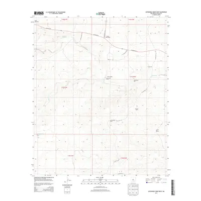 2013 Map of Sixteenmile Draw West, 2013 Print